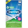 DenTek Triple Clean Advanced Clean Floss Picks, No Break & No Shred Floss, 90 Count, (Pack of 1)