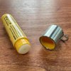 Tallac House Premium Lip Balm Holder Keychain | Lip Balm Cap style for Men & Women from Stainless Steel | Spilt ring included (STAINLESS STEEL)
