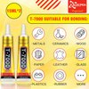 ALECPEA Upgrade T-7000 Black Adhesive Glue - 2PCS 15ml | High-Performance Waterproof Adhesive for Precision Repairs, Perfect for Phone, Electronics, Jewelry, and Crafts