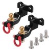 INJORA Drop Hitch Receiver CNC Aluminum Hitch for 1/18 RC Crawler TRX4M Upgrade,2PCS
