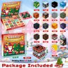 GraceDuck Advent Calendar 2024-24 Surprises, Magnetic Blocks Advent Calendar, Including 100PCS Magnetic Blocks Surprises, Magnetic Building Toys for Boys & Girls Ages 3-4 4-5 6-8