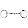 Korsteel JP Stainless Steel Slow Twist Eggbutt Snaffle Bit, 4.75"
