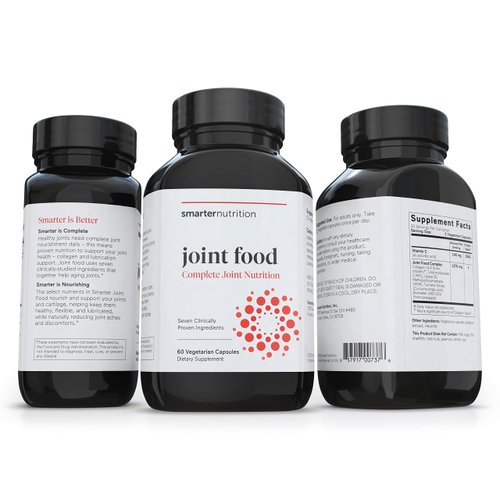 Smarter Joint Food - Nourishing Whole-Food Support for Lubrication, Mobility - Formulated with Collagen Type II, MSM, Vitamin C, Turmeric, Bromelain (Packaging May Vary – 30 Servings)