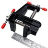 Eyech Mini Table Clamp Portable Work Bench Vise, Small Bench Vice Aluminum Miniature Jewelers Hobby Clamps Craft Repair Tool