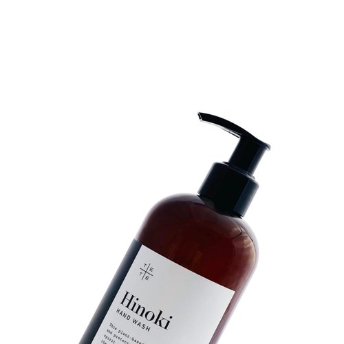 TE + TE Hinoki Hand Wash with Japanese Hinoki Essential Oil | Gentle & Hydrating | Soothing Aroma | Organic | Vegan