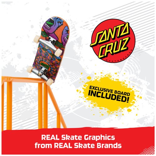 TECH DECK, Flip N’ Grind X-Connect Park Creator, Customizable and Buildable Ramp Set with Exclusive Fingerboard, Kids Toy for Boys and Girls Ages 6 and up
