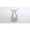 Generic Sky blue and white marbled hair claw clip for medium hair
