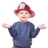 PLUSH TOYS WONDERLAND Toy Firefighter Helmets – 11.25" x 9.25" Hard Plastic Firefighter Helmet, Child-Sized – Ages 3+