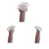 PANSHIYON Leather Stamps,3 Pack Professional Leather Background Stamping Tools for Leather Craft Working
