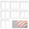 Molain 70 Sheets 2780 Pcs French Manicure Nail Art Stickers, Manicure Strips Stickers 5 Designs Self-Adhesive Nail Tips Guides for Edge Auxiliary DIY Decoration Stencil Tools