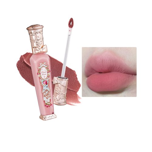 Flower Knows Strawberry Rococo Cloud Lip Cream Matte Liquid Lipstick-Long Lasting&Highly Pigmented Lip Stain -Velvety Waterproof Lip Makeup for Girls&Women-0.12 Fl Oz,1 Count(S04 Strawberry Moon)