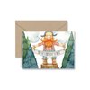 Paper Frenzy Lumberjack Thank You and General Note Cards and Kraft Envelopes - 25 pack