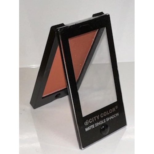 CITY COLOR Matte Single Eye Shadow SMOKED SALMON 0.08 oz ~ Rich Matte Finish for Warm Eye Looks