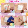 160PCS Temporary Easter Tattoos for kids 2 Inch Fake Tattoo Stickers with Easter Eggs Rabbits Chicks Easter Basket Stuffers Goodie Bag Fillers Easter Decorations Party Favors Supplies for Boys Girls