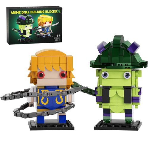 Kurapika & Chimera Ant Action Figures Building Kit, 2 in 1 Japanese Anime Character Building Toy Model Set, Compatible with Lego, Creative Collection Blocks for Fans Adults Kids, Aged 6+