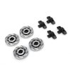1/7 RC Car Aluminum Alloy Wheel Brake Disc, RC Upgrade Part Fit for TRAXXAS Unlimited Desert Racer UDR(Black)