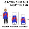 iROLEWIN Kids-Superhero-Cape and Mask for Boys-Girls Super Hero Dress-up Costumes as Children Birthday Party Gifts Favors