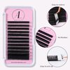 ALLOVE Eyelash Extension Cashmere Super Easy Fan Volume Lash Extensions 0.03mm C Curl 8-15mm Mixed Tray Rapid Blooming Volume Lashes Self Fanning Lash Extension Supplies