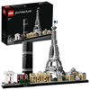 LEGO Architecture Paris Model Building Set - Detailed Display Building Blocks for Kids, Boys and Girls, Ages 12+ - Gift for Valentines Day for Travelers - 21044
