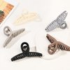 Claw Thick Hair Clips for Women - Big Butterfly Jaw Clips for Long and Curly Hair, Strong Hold Durable Matte Clamps