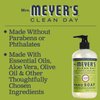 Mrs. Meyer's Clean Day Organic Lemon Verbena Scent Liquid Hand Soap 12.5 oz. (Pack of 6)