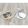 Caroline's Treasures JMK1255SCM #20 Crab Compact Mirror Decorative Travel Makeup Mirror for Women Girls Gifts Pocket Makeup Mirror Folding Handheld