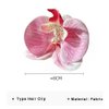 6Pcs Orchid Flower Hair Clips for Girls Flower Hair Clips for Women Hawaiian Hair Accessories Sweet Side Clips Hair Barrettes Wedding Hair Pins