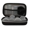 STAT Fitness Powdered Supplement Case (Gray) - Portable Protein Powder Supplement Container - BPA Free