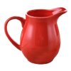 FUYU Ceramic Colorful Creamer with Handle, Coffee Milk Creamer Pitcher