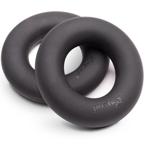 PushX3 Grip Strength Trainer Rings, Rock Climbing & Bouldering, Jujitsu Grip Strength, BJJ Trainer, Hand Grip, Forearm, Stress Relief, Convert PushX3 Pushup Equipment to Stable Pushup Stands