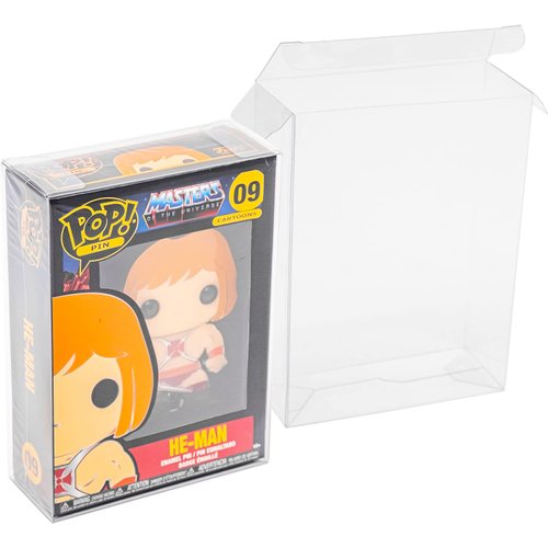 Platinum Protectors Plastic Display Case Compatible with Funko Pop Enamel Pin (10 Pack)