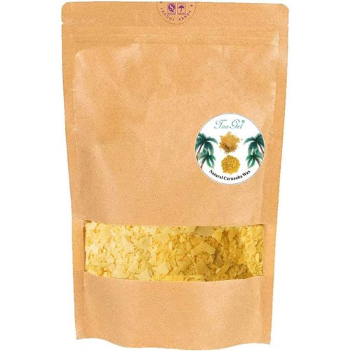 TooGet Carnauba Wax Flakes, Natural Multipurpose Wax Bulk for Craft DIY, Candle Making, Wood Polishing - 8 OZ