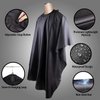 Delkinz Barber Cape with Adjustable Snap Closure waterproof Hair Cutting Salon Cape for Unisex, Perfect for Hairstylists (Pack of 1)