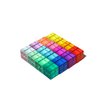 KOAICS Rainbow Crystal Acrylic Cubes Children Learning Color Light Shadow Toy, Stacking Gem Blocks Sensory Building Blocks for Kids(16PCS)…