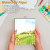 150 Sheets Cotton Watercolor Paper Bulk -230GSM Art Paper-5 x 7 inch Painting & Craft Paper, Finger Paints, Watercolor, Tempera, Drawing, Art Room & Home School Crafts