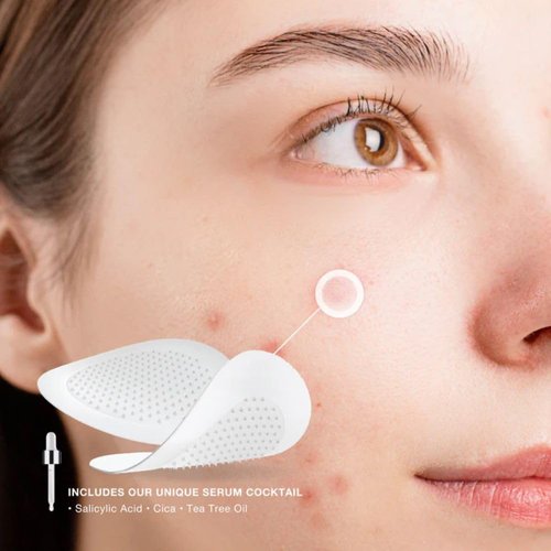 SKIN Inc Deepcare Blemish SOS Pimple Patches for Face - Overnight Acne Spot Treatment with Micro Dart Technology, Tea Tree, Salicylic Acid & Cica