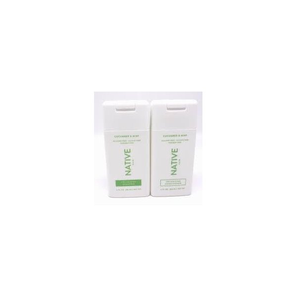 Native Cucumber & Mint Shampoo and Conditioner - Travel Set