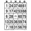 Extra Jumbo Bingo Cards 10" x 13"