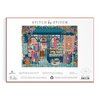 Galison Stitch by Stitch – 1000 Piece Puzzle Fun and Challenging Activity with Bright and Bold Quilting and Crafting Themed Storefront Artwork for Adults and Families