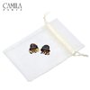 Camila Paris NV36 French Hair Clip for Women, Set of 2 Small Tortoise Girls Hair Claw Clips Fashion Durable Hair Accessories for Women, Luxury Ladies Strong Hold No Slip Grip Clamp, Made in France