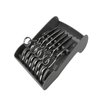 WenTigDY Salon Scissors Holder Rack,Salon Scissors Holder Racks Barber,Shears Stand Organizer Storage Tray,Hair Salon Shear Holder ABS Scissors Storage Tray Available,for 6 Scissors (Black)