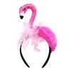 CLISPEED Flamingo Headband Decorative Pink Flamingo Hair Band Ladies Headdress Cosplay Photography Prop Hawaii Carnival Party Hair Accessory