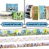 refustar Cute Washi Tape Set - 24 Rolls Kawaii Animals Decorative Washi Tape for Scrapbooking Supplies, Bullet Journal Supplies, Junk Journal, Kids Art Craft Tape
