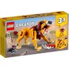 LEGO Creator 3in1 Wild Lion 31112 3in1 Toy Building Kit Featuring Animal Toys for Kids, New 2021 (224 Pieces)
