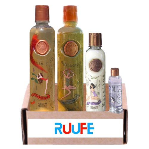 Ritual Botanico Shampoo with Keratin and Intensive Plex Treatment (3 Pack) - Mint and Chili Pepper Scent