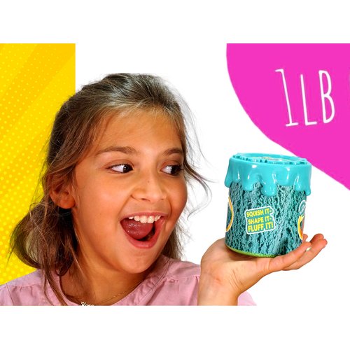 JA-RU 1 Pound Stretchy Cotton Candy Slime (1 Slime Bucket) Candy Scented Slime. Stress Relief Sensory Putty for Kids. Bulk Party Favors & Stocking Stuffers. 6599-1A