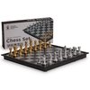 Yellow Mountain Imports Travel Magnetic Chess Set (9.8-Inch) - Folding and Portable Board Game