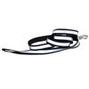 Deluxe T-Pet Reflective Nylon Dog Leash 5/8" wide 4' long Black Medium