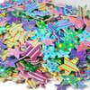 Colorful Glitter Foam Stickers Self Adhesive Stars Kid's Arts Craft Supplies Greeting Cards Stars Shapes Foam Stickers (260pcs)