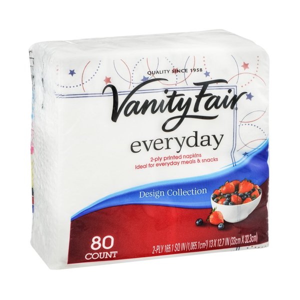 Vanity Fair Dinner Napkins 80 ct